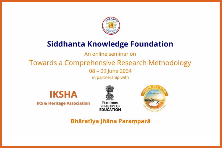 Research Methodology Online Seminar at Siddhanta Knowledge